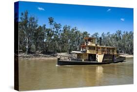 Old Steamer in Echuca on the Murray River, Victoria, Australia, Pacific-Michael Runkel-Stretched Canvas