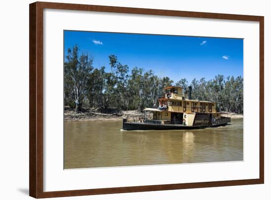 Old Steamer in Echuca on the Murray River, Victoria, Australia, Pacific-Michael Runkel-Framed Photographic Print