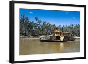 Old Steamer in Echuca on the Murray River, Victoria, Australia, Pacific-Michael Runkel-Framed Photographic Print