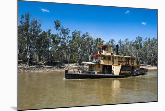 Old Steamer in Echuca on the Murray River, Victoria, Australia, Pacific-Michael Runkel-Mounted Photographic Print