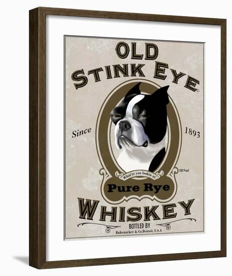 Old Stink Eye-Brian Rubenacker-Framed Art Print