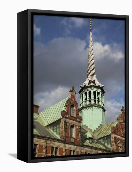 Old Stock Exchange, Copenhagen, Denmark, Scandinavia, Europe-Frank Fell-Framed Stretched Canvas