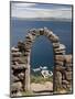 Old Stone Archway Leading to the Central Village , Isla Taquille, Lake Titicaca, Peru-Richard Maschmeyer-Mounted Photographic Print