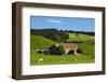 Old Stone Barn and Farmland, Near Taieri Mouth, Dunedin, Otago, South Island, New Zealand-David Wall-Framed Photographic Print