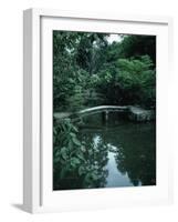 Old Stone Bridge in Garden-Ted Thai-Framed Photographic Print