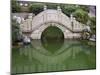 Old Stone Bridge in Shantang Street, Old Town of Suzhou, Jiangsu, China-Keren Su-Mounted Premium Photographic Print