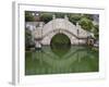 Old Stone Bridge in Shantang Street, Old Town of Suzhou, Jiangsu, China-Keren Su-Framed Photographic Print