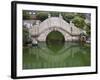 Old Stone Bridge in Shantang Street, Old Town of Suzhou, Jiangsu, China-Keren Su-Framed Photographic Print