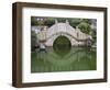 Old Stone Bridge in Shantang Street, Old Town of Suzhou, Jiangsu, China-Keren Su-Framed Photographic Print