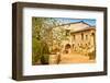 Old Stone Chianti Villa Italy-null-Framed Art Print