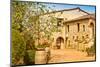 Old Stone Chianti Villa Italy-null-Mounted Art Print