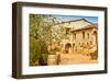 Old Stone Chianti Villa Italy-null-Framed Art Print