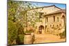 Old Stone Chianti Villa Italy-null-Mounted Art Print