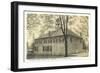 Old Stone Church, Lewisburg, West Virginia-null-Framed Art Print