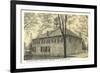 Old Stone Church, Lewisburg, West Virginia-null-Framed Premium Giclee Print