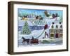 Old Stone Inn At Christmas Time-Cheryl Bartley-Framed Giclee Print