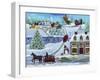 Old Stone Inn At Christmas Time-Cheryl Bartley-Framed Giclee Print