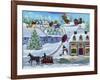 Old Stone Inn at Christmas Time-Cheryl Bartley-Framed Giclee Print