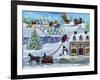 Old Stone Inn at Christmas Time-Cheryl Bartley-Framed Giclee Print