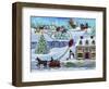 Old Stone Inn at Christmas Time-Cheryl Bartley-Framed Giclee Print