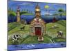 Old Stone Lighthouse School-Cheryl Bartley-Mounted Giclee Print