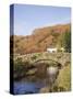 Old Stone Packhorse Bridge Over Watendlath Beck in Picturesque Village in Autumn-Pearl Bucknall-Stretched Canvas