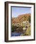 Old Stone Packhorse Bridge Over Watendlath Beck in Picturesque Village in Autumn-Pearl Bucknall-Framed Premium Photographic Print