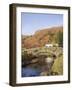 Old Stone Packhorse Bridge Over Watendlath Beck in Picturesque Village in Autumn-Pearl Bucknall-Framed Photographic Print