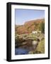 Old Stone Packhorse Bridge Over Watendlath Beck in Picturesque Village in Autumn-Pearl Bucknall-Framed Photographic Print