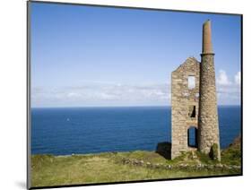 Old Stone Watchtower Along Coast-Roger Brooks-Mounted Photographic Print