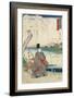Old Story of Miyako-Dori Gulls and the Sumida River-Utagawa Hiroshige-Framed Giclee Print
