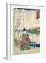 Old Story of Miyako-Dori Gulls and the Sumida River-Utagawa Hiroshige-Framed Giclee Print