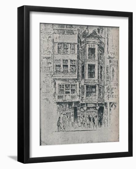 Old Strand Shops, c1900, (1906-7)-Joseph Pennell-Framed Giclee Print