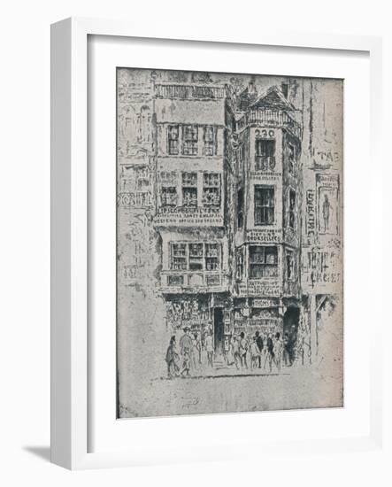 Old Strand Shops, c1900, (1906-7)-Joseph Pennell-Framed Giclee Print