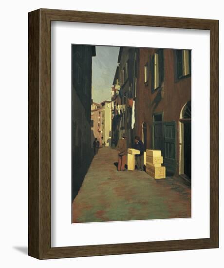 Old Street in Nice-Félix Vallotton-Framed Giclee Print