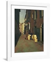 Old Street in Nice-Félix Vallotton-Framed Giclee Print