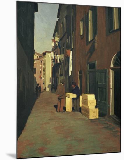 Old Street in Nice-Félix Vallotton-Mounted Giclee Print