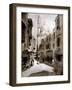 Old Street in Sunlight, Cairo, Egypt, 1928-Louis Cabanes-Framed Giclee Print