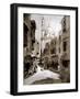 Old Street in Sunlight, Cairo, Egypt, 1928-Louis Cabanes-Framed Giclee Print