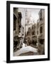 Old Street in Sunlight, Cairo, Egypt, 1928-Louis Cabanes-Framed Giclee Print