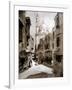 Old Street in Sunlight, Cairo, Egypt, 1928-Louis Cabanes-Framed Premium Giclee Print