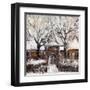 Old Street In Vitebsk In The Winter-balaikin2009-Framed Art Print