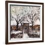 Old Street In Vitebsk In The Winter-balaikin2009-Framed Art Print