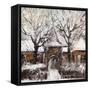 Old Street In Vitebsk In The Winter-balaikin2009-Framed Stretched Canvas