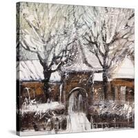 Old Street In Vitebsk In The Winter-balaikin2009-Stretched Canvas