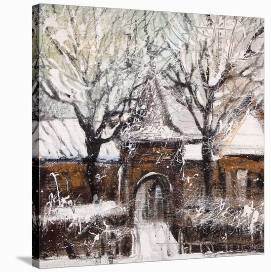 Old Street In Vitebsk In The Winter-balaikin2009-Stretched Canvas