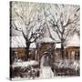 Old Street In Vitebsk In The Winter-balaikin2009-Stretched Canvas