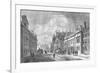 Old Street, Market Street, Westminster, 1820-null-Framed Giclee Print