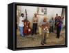 Old Street Musicians, Trinidad, Cuba, Caribbean, Central America-Bruno Morandi-Framed Stretched Canvas