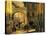 Old Street of Brescia-Angelo Inganni-Stretched Canvas